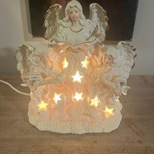 JCPenney Angelic‎ Holiday Light Decor - Gold and Cream